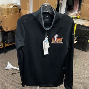 Philadelphia eagles Greyson black quarter-zip pullover with lix logo